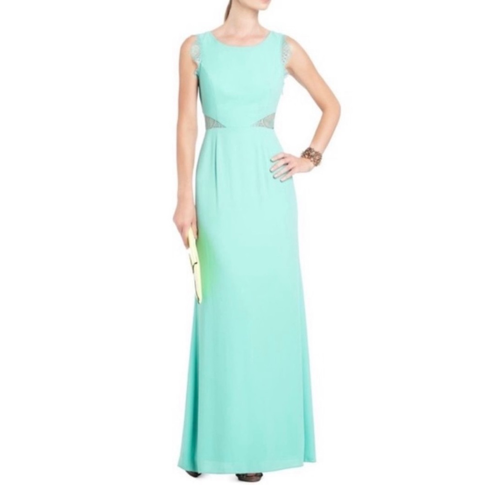 BCBG green dress size 2